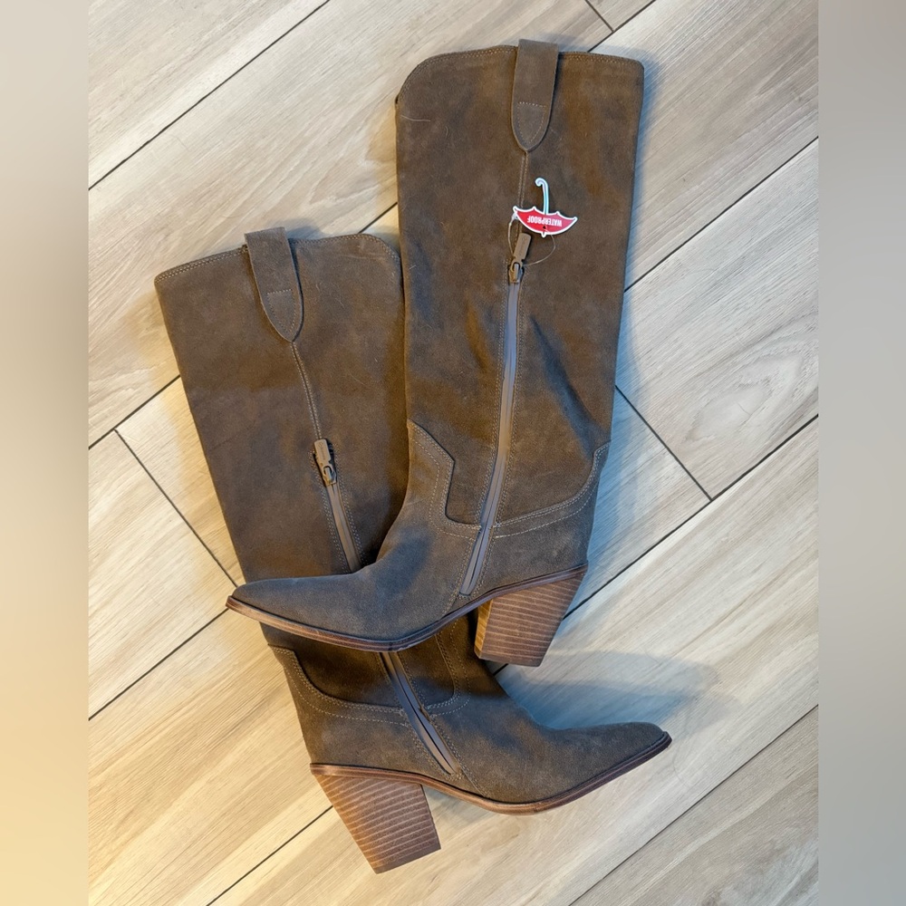 Blondo Waterproof Knee-High Brown Boots